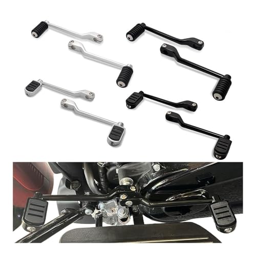 Levier de vitesse moto pour FL Softail et Road Glide - Lot de 2 sélecteurs robustes - 2