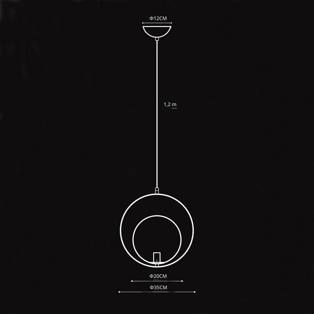 Moderne Mode Suspension Lampe Fer Verre LED Luminaire Suspension Boule Verre Vec Du Métal Doré (Or)