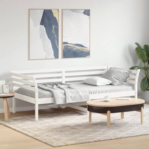 Vidaxl Dormeuse Senza Materasso Bianca 80X200 Cm Legno Massello Pino - 2