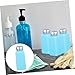 Cabilock Press Type Liquid Dispenser Bottle Blue Industrial Corrosion-resistant Pump for Travel Camping Outdoor Use with Tight Seal and Material