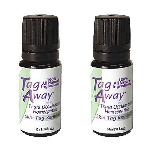 Tag Away Skin Tag Remover | Fast Acting Homeopath Topical Remedy | for All Skin Types (2 Pack)