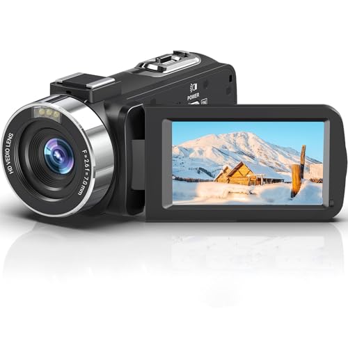 Caméscope 4K WiFi pour créer vos vidéos sans aucun tremblement