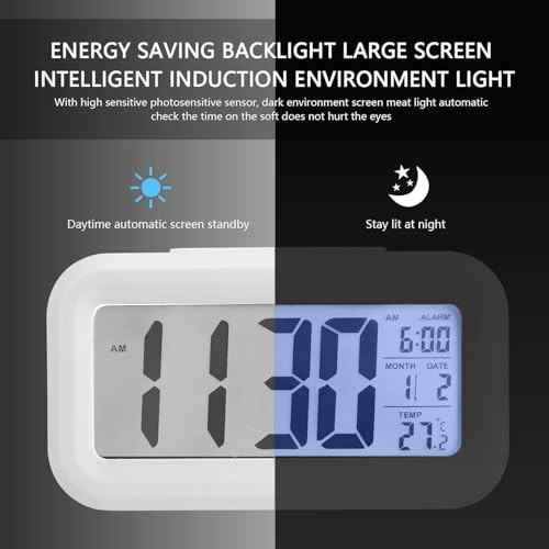 Image of IDELLA Alarm Clock (White Alarm Clock)