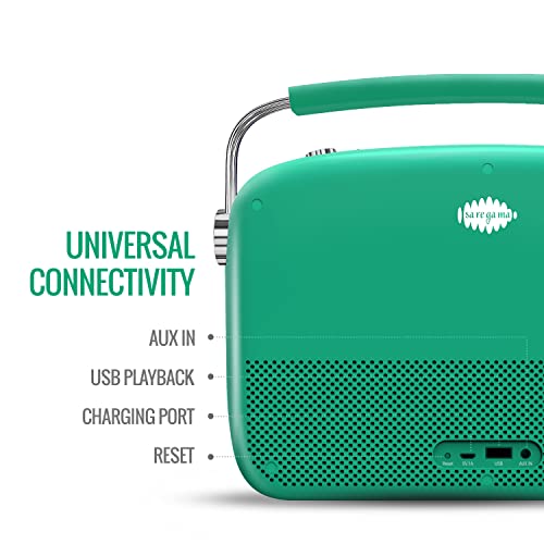 Image of Saregama Carvaan Premium Hindi - Portable Music Player with 5000 Preloaded Songs, FM /BT /AUX (Forest Green)