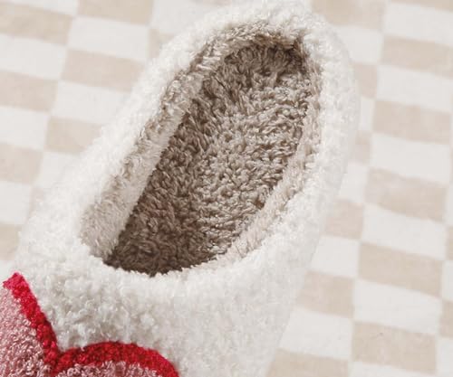 Image of Comfy House Slippers For Women Men, Ladies Fuzzy Bedroom Slippers,indoor Outdoor Memory Foam Shoes