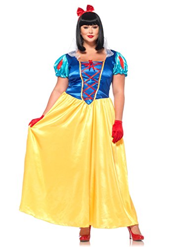 Leg Avenue Classic Snow White Plus Size Dress Costume 1X/2X