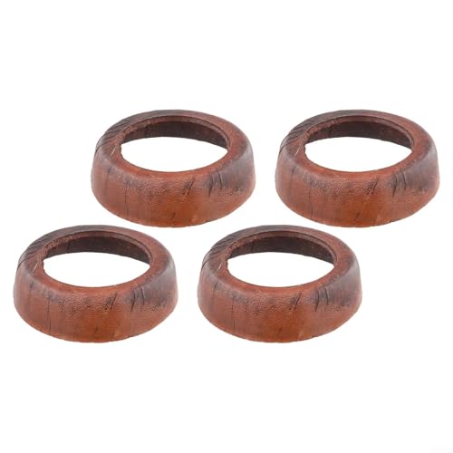 Jotekonoby Manchette de rechange en cuir pour modèle 75, manchon de piston de pompe marron, joint en cuir de vache pour pompes manuelles, rondelle en cuir de 5,1 cm pour jardin et hydraulique