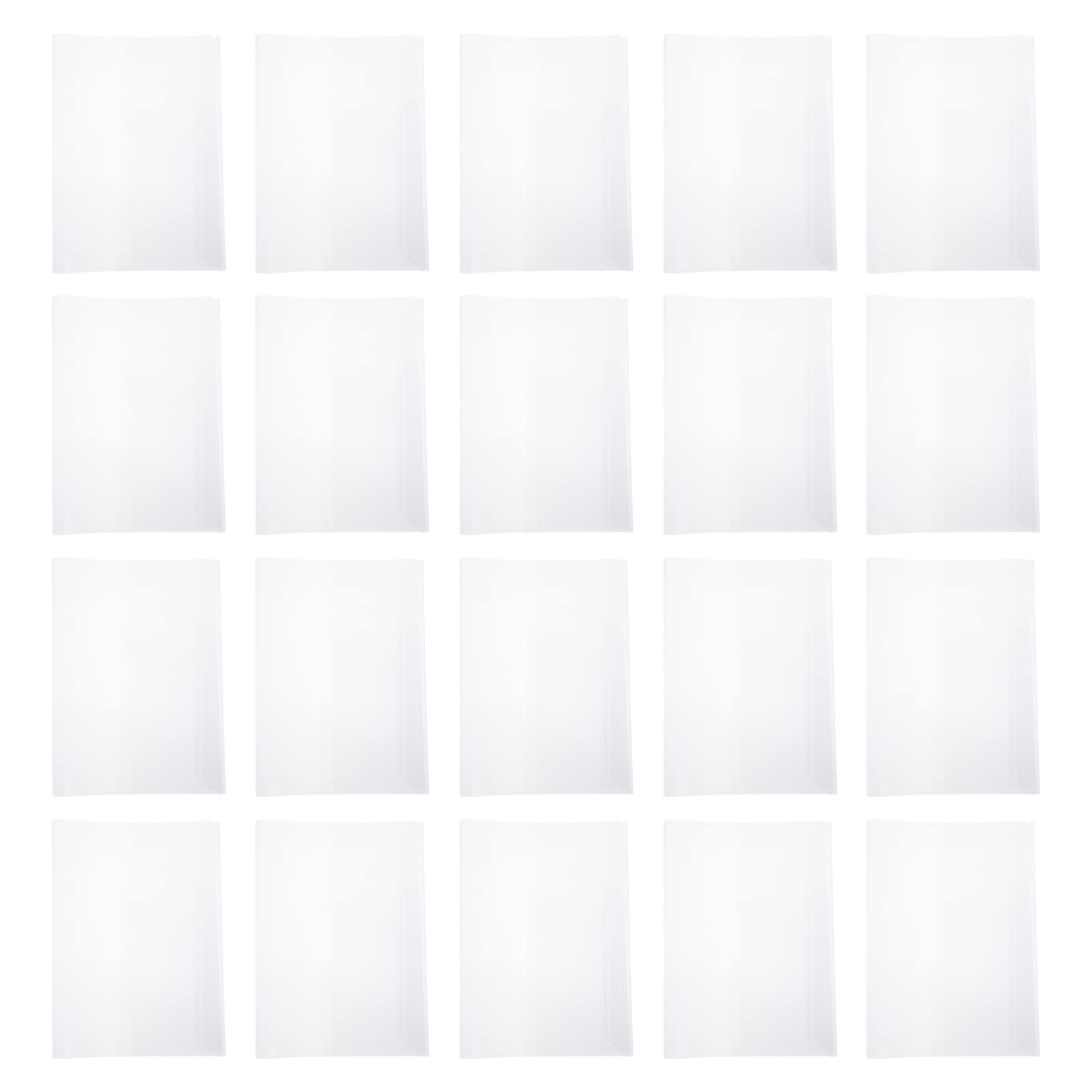 NUOBESTY 50pezzi Copertina Trasparente Per Libri Copertina in Pvc Per Libri Di Testo Di Robusta e Durevole