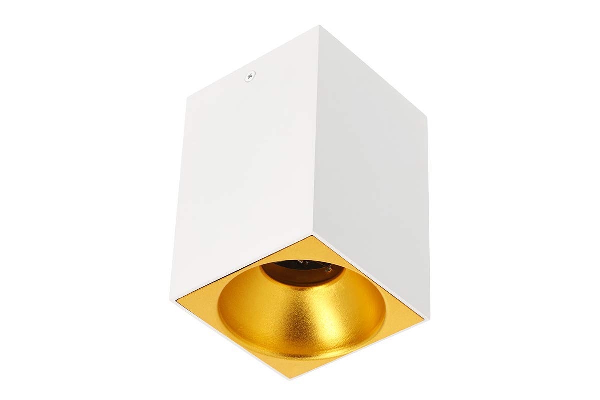 GTV lighting TENSA Ceiling Light Aluminium 96 x 140 IP20 GU10 Round White