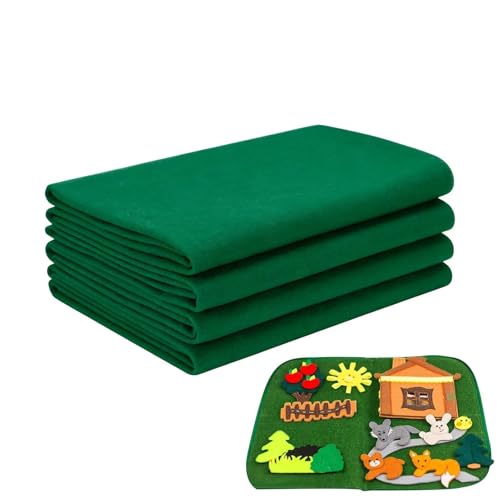 Tela de fieltro | , Gruesa y Flexible | Tela de fieltro para manualidades de bricolaje,Adecuado Para Decoración DIY, Costura, Muñecas, Disfraces, Mantel, Alfombrillas, Pasadores, Tapetes De Pared