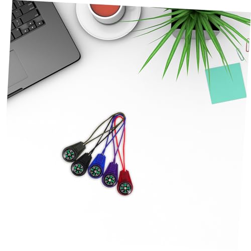 50 brújulas portátiles con cordón para camping y senderismo miniatura 5