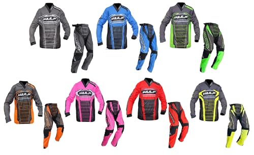 Combinaison de motocross enfant contre les chutes en quad et ATV