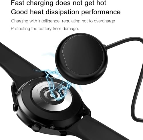 Image of Watch Charger Compatible for Samsung Galaxy Watch 8 /8 Classic, 7 /6 /Ultra, 5 /5 Pro /4 /4 /6 Classic /3 /Active 2 /1, Magnetic Wall Fast Charging Adapter & Cable, Magnetic Wireless Charging Cable 3.3FT