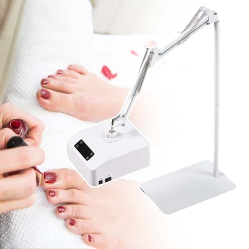 HCAUYNN LáMpara De Curado De UñAs InaláMbrica, Sensor AutomáTico, LáMpara De Secado De UñAs con Soporte, BateríA Integrada De 5000 Mah, para Estudio De UñAs/Casa.