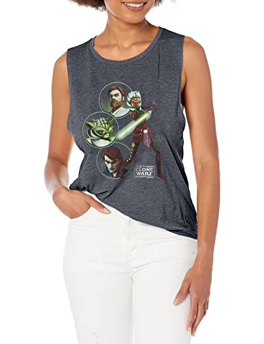 Camisa de Star Wars Grupo Light Side para mujer en algodon suave