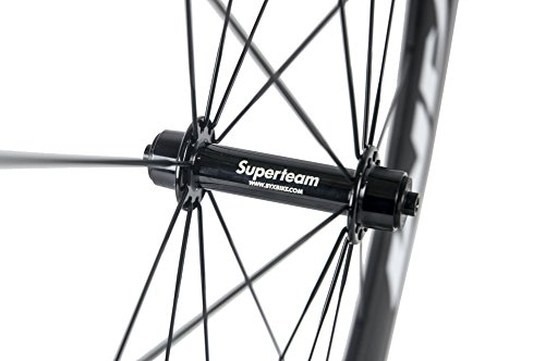 Superteam Carbon Clincher 700C 60Mm Road Bike Wheels Matte Finish 23Mm Width Rim #TOP7
