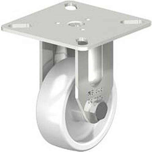 Blickle Low Height Stainless Steel Rigid Caster with 2" Nylon Wheel