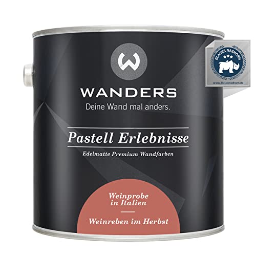 Wanders Pastell Erlebnisse - Pintura para muebles de cocina y muebles, 2,5 l, color rojo ladrillo cálido, alta opacidad, secado rápido