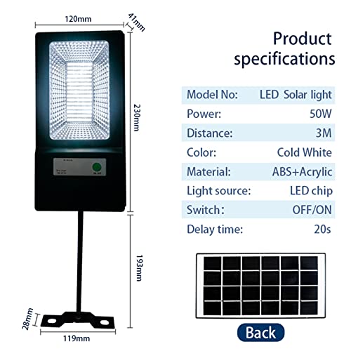 Radar PIR motion sensor luminaire extérieur et spot de cour avec télécommande étanche IP67 - 2