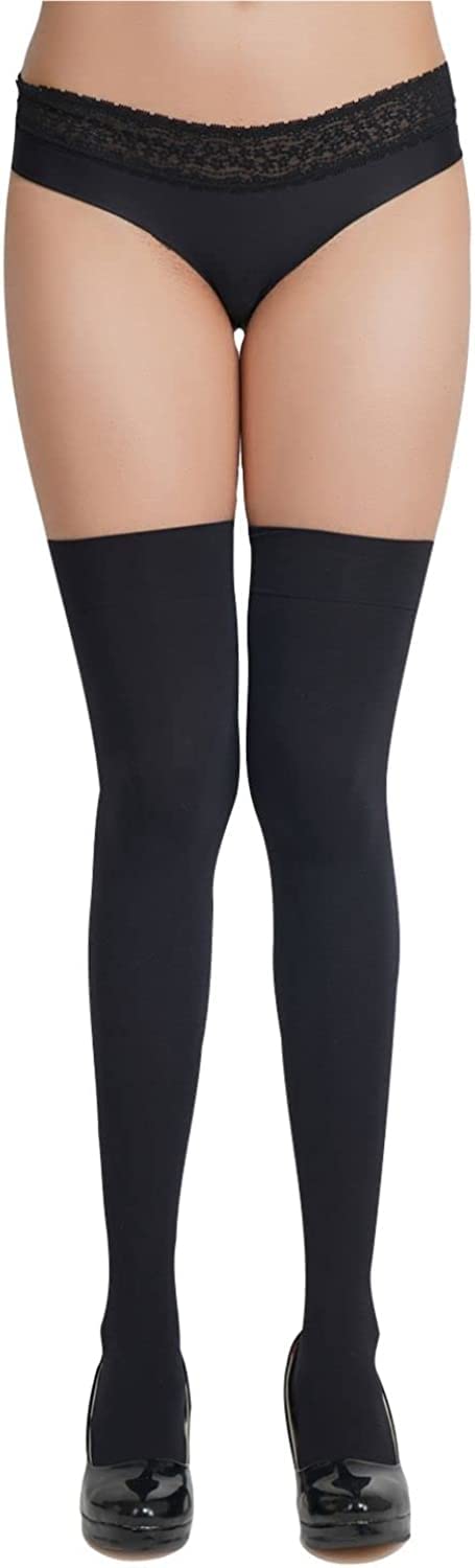 GenericForever Desi Women's Full Coverage Thigh-Highs Long Nylon Skin Stockings Socks