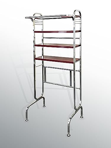 伸縮式 ランドリーラック 棚4段 4段 洗濯機 ラック おしゃれ 伸縮 洗濯機ラック 洗濯機収納 収納 ランドリー収納 収納棚 洗濯物 脱衣所 洗面所 フラット棚 洗剤 柔軟剤 洗濯機 LR-904SL LUGSJAPAN