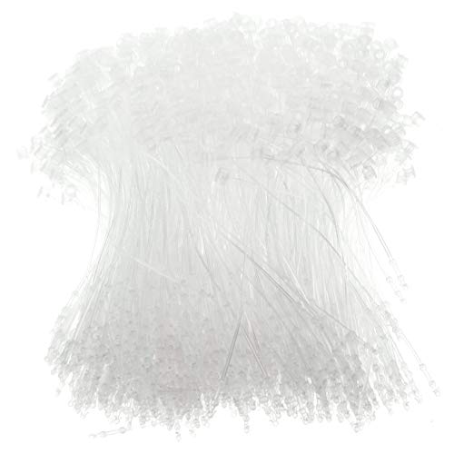 GRIRIW 5000pcs Trademark Tag Line Tags for Retail Labels for Clothes Cable Labels Black Security Loop Clothing Fasteners Tag Tags Fasteners Lock Fasteners Pin Fasteners Tag Ties Plastic