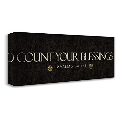 ArtDirect Conut Your Blessings 18x10 Gallery Wrapped Canvas Museum Art by Greene, Taylor