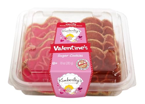 Valentine's Day Heart & Cupid Shaped Sugar Cookies, 10ct