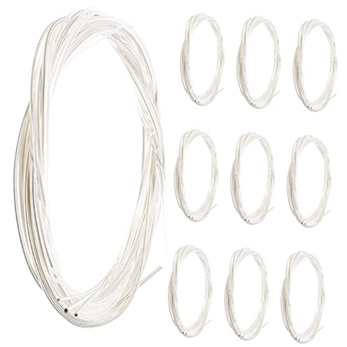 Nylon de pour guitare transparent et argenté haut de gamme pour un jeu homogène