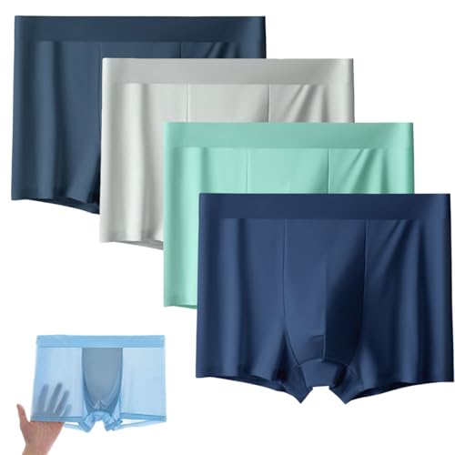 Ice Boxer Pro – Upgrade Ultra Comfortable Premium Silk Underwear, Nuvellor Underwear Breathable Cooling Ropa