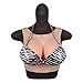 Vest-Silicona del Estilo de Falso Senos Travestismo Hilo de Seda Busto sólido implantes mamarios se transforman después de la cirugía, Falso Madre de CD, Cosplay, Boda, Transmisión en Vivo,2,C