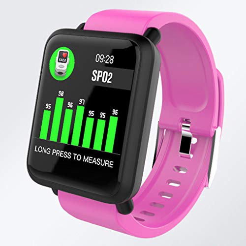 FUN+Smartwatch Los Rastreadores De Actividad Reloj De La Aptitud Monitor De Ritmo Cardíaco Notificación Inteligente Pulsera Deportes Al Aire Libre Podómetro, para Niños Mujeres Hombres