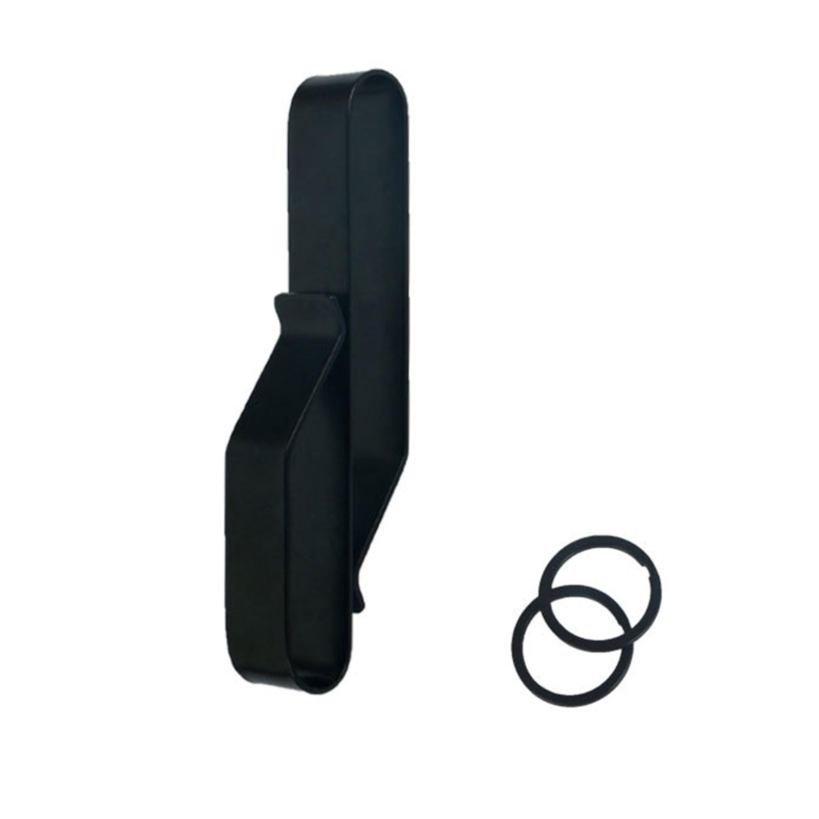 Llavero táctico de acero inoxidable para cinturón ancho resistente con 2 llaveros de metal