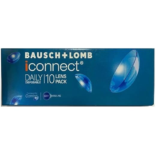 Bausch & Lomb Iconnect Daily Contact Lens -3.5, Pack of 10
