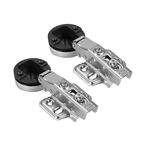 2 Pièces Ensemble Type D'installation Facile Armoire Armoire Porte de Garde-robe Coin de Meuble Charnière Pliée Longue Durée de Vie Plaque D'acier Laminée à Froid Mouvement