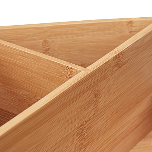 Relaxdays Portaoggetti da Scrivania, bambù