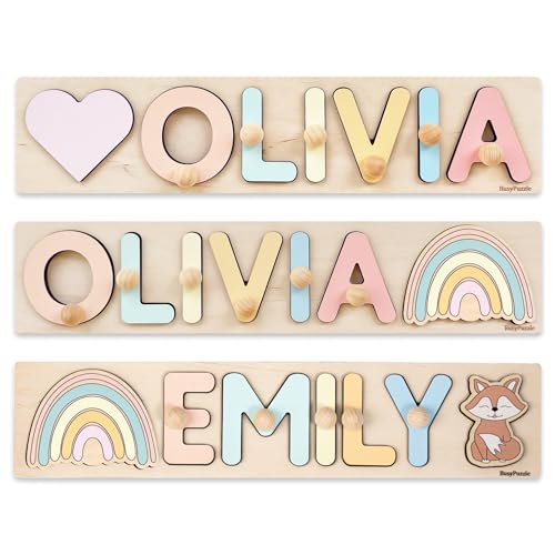 Name Puzzle With Pegs Personalized Wooden Name Puzzle Wooden Toys...