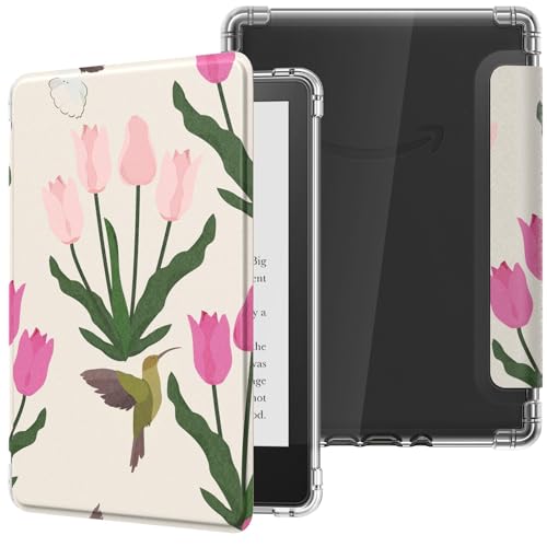 Moko P840401422311 Case For Universal 6.8 Inches E-Book Reader And Tablets 2021, Ultra Clear Soft Flexible Transparent Tpu Back Cover Light Shell cover