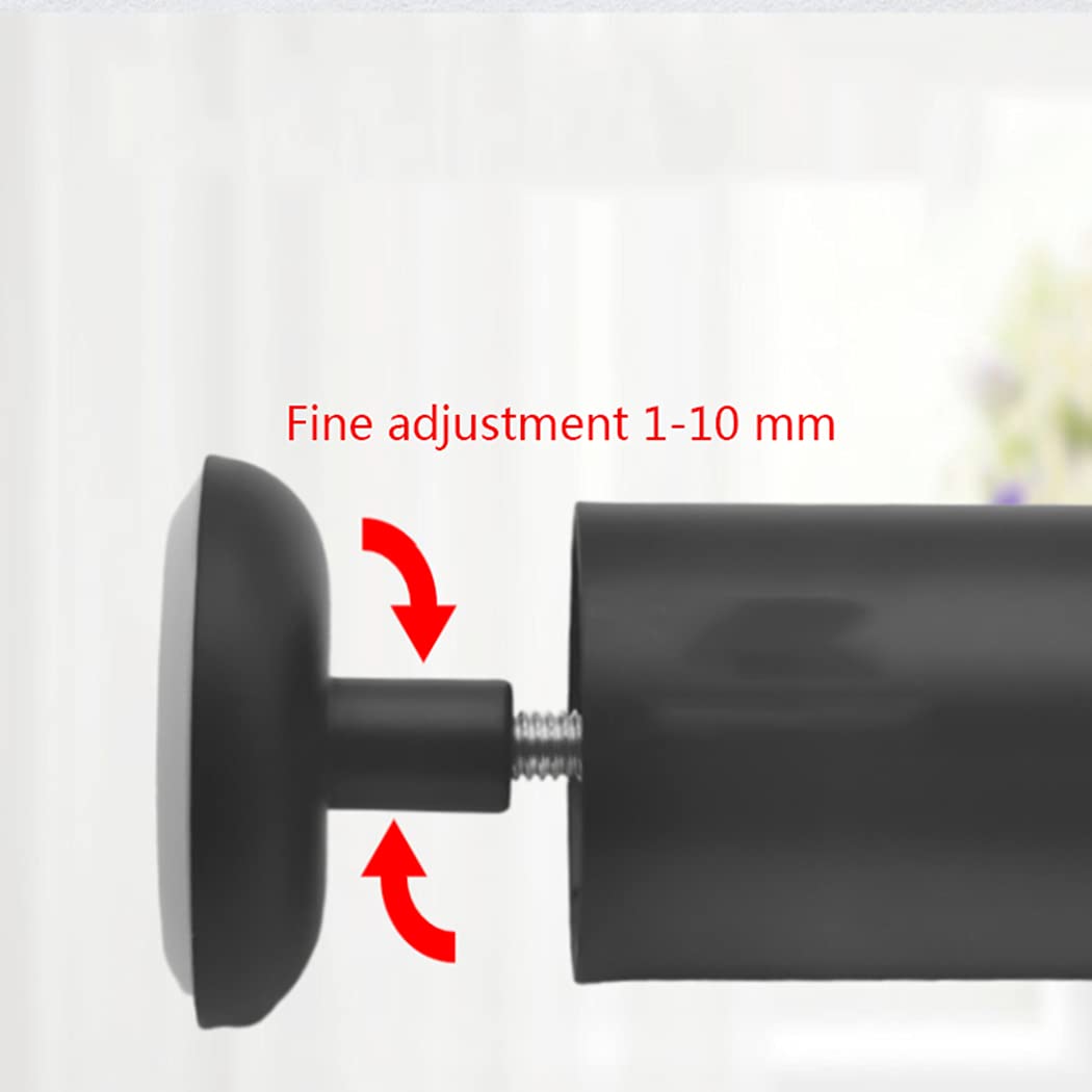 Nogi meblowe ze stali nierdzewnej, regulowane, sofa, fotel, szafka, łóżko, sofa, szczotkowane srebro, 4 sztuki (25 cm)