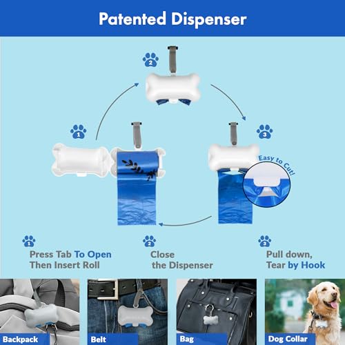 Gorilla Supply 1000-BL-POOP-W-D Dog Poop Waste Bags thumb #2