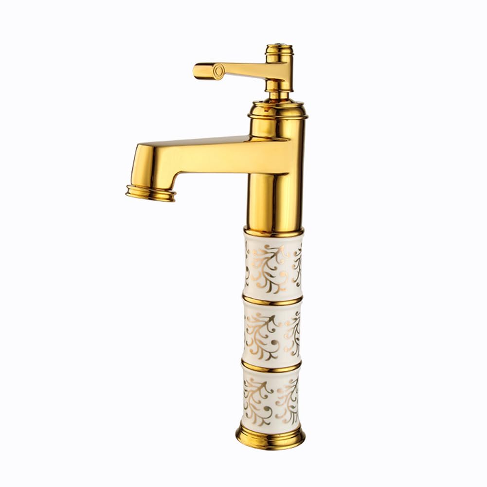 Miscelatore monocomando per acqua calda e fredda con tubi standard, finitura ottone anticato