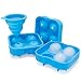 2" Ice Ball Mold by Artic Chill | Makes Eight (8) Ice Spheres | Keeps your Whiskey Chilled Longer Than Ice Cubes | Made from BPA-Free and FDA-Approved Silicone | Free Cocktail Recipe E-Book Included