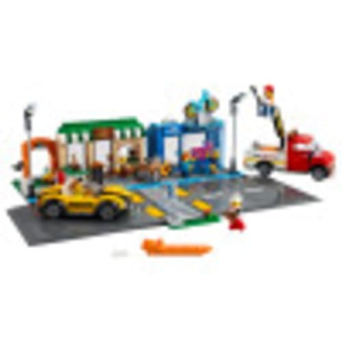 City Shopping Street 60306 Building Kit; Cool Building Toy for Kids, New 2021 (533 Pieces) - Lego - Immagine 2