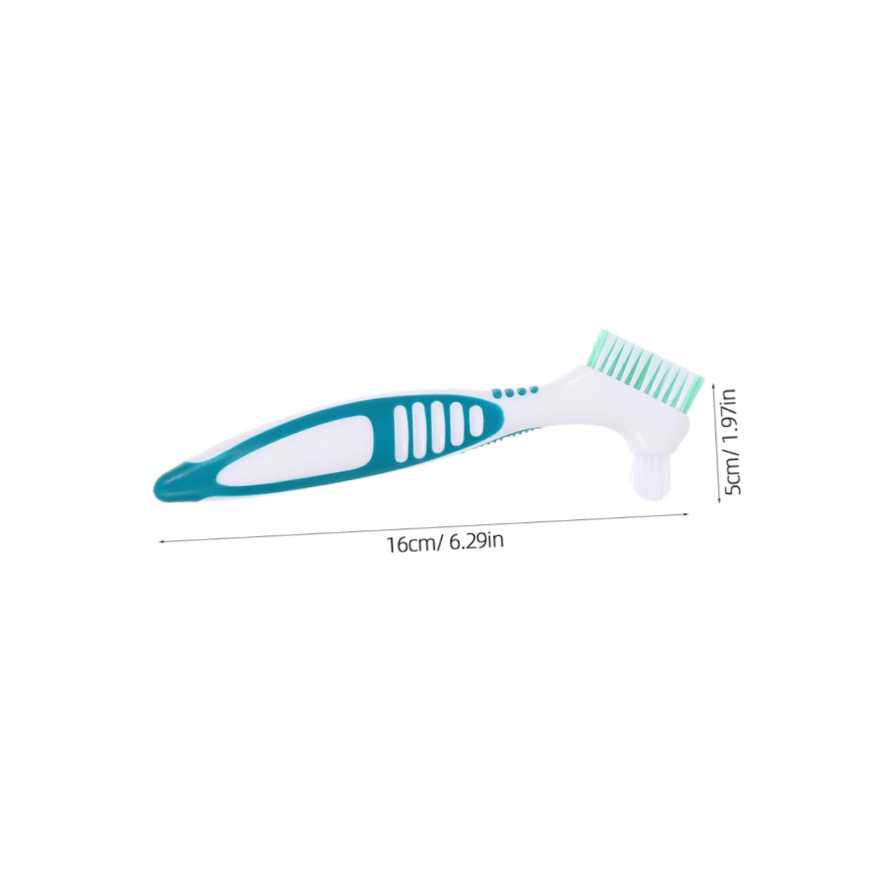 VALICLUD 5 Set Spazzola Per La Pulizia Della Protesi Setole Pulito Spazzolino Denti Difficile Pp 4 Pezzi*5
