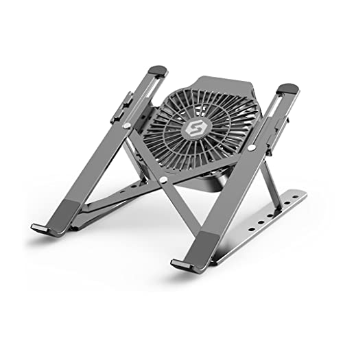 Radiador para computadora portátil con base de ventilador y elevador ajustable 2