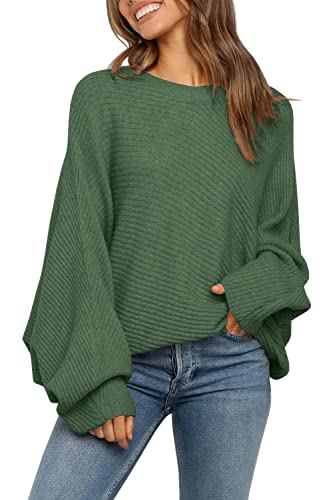 Image of Mafulus Womens Oversized Sweater Fall Winter Slouchy Pullover Jumper Tops