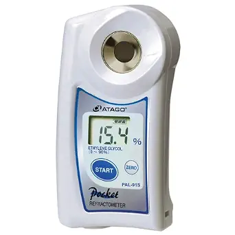 Atago 4491 (PAL-91S) Digital Pocket Ethylene Glycol Refractometer (°C Scale)