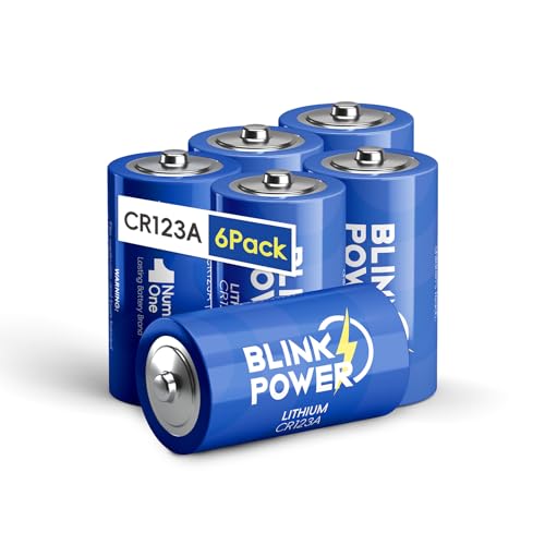 Blinkspower CR123A 3V Lithium Battery 6-Pack