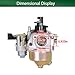 Carburetor Replacement for Mini Baja Warrior 163cc 5.5hp 196cc 6.5hp Baja Mb165 Mb200 Replacement for GX160 GX168F GX200 16100-ZH8-W61