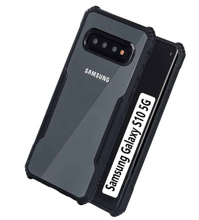 COBERTA Back Cover for SAMSUNG GALAXY S10 5G Back Cover Case - Black Transparent (B0CP1ZZ364) Amazon Price History, Amazon Price Tracker